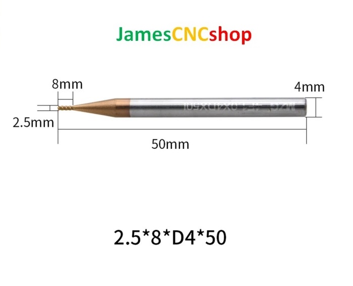 1PC 4 ฟัน HRC 55เครื่องกลึง CNC Endmill Bits ทังสเตนสแตนเลสสตีลเครื่องจักรกลโลหะผสมโลหะทำงานคาร์ไบด์มิลลิ่งเครื่องตัด