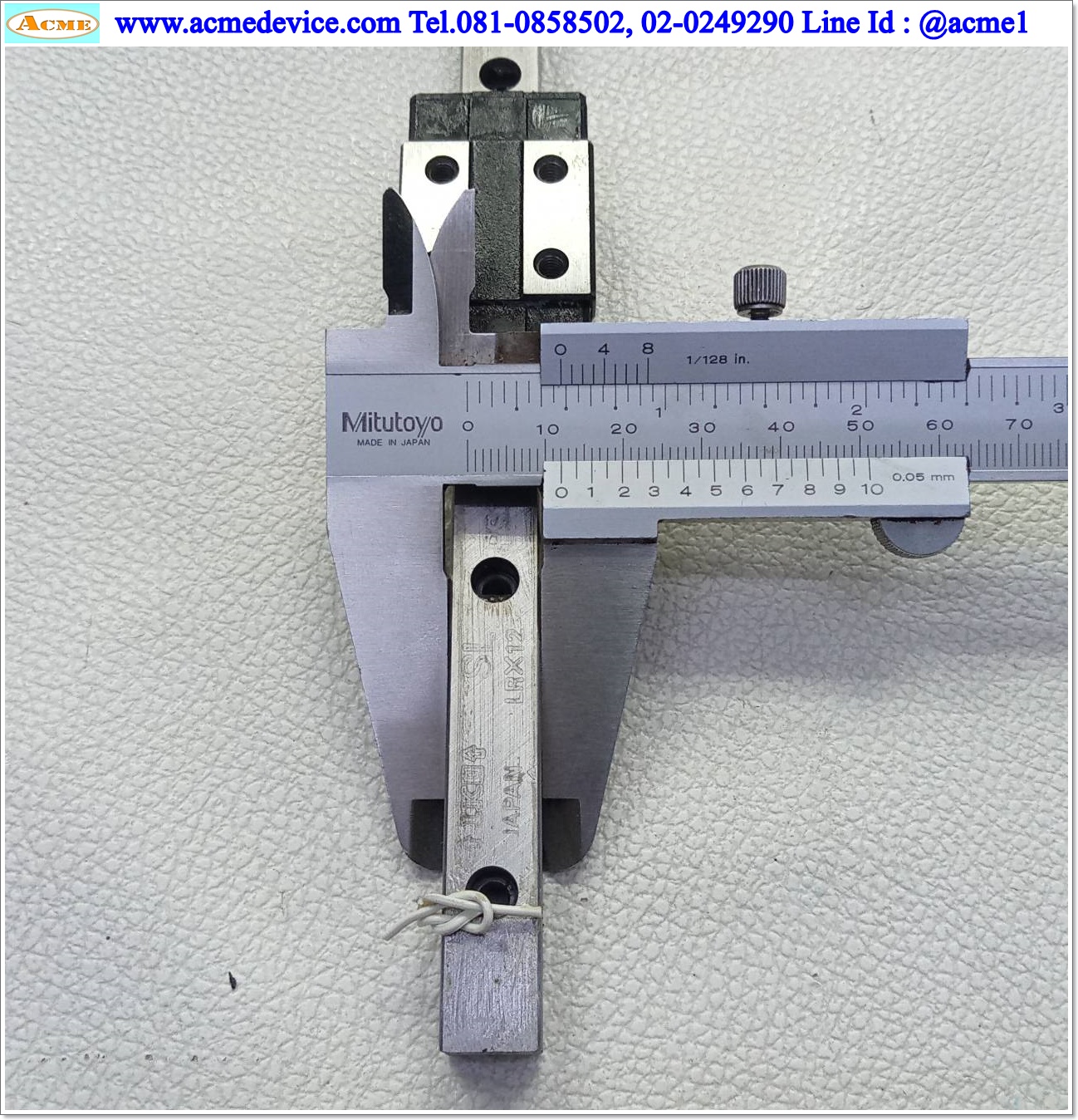 Linear Block and Rail IKO รุ่น LRXD12SL, รางสไลด์ขนาด 12 mm. x 240 mm.,( 2 Block ) (ดำ)