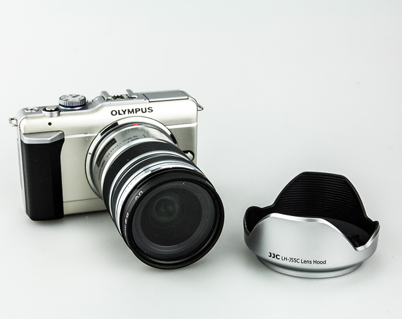 ฮูดเทียบJJC Hood LH-55C for m.Zuiko 12-50mm Lens (PreOrder รอสินค้า 10-14วัน)