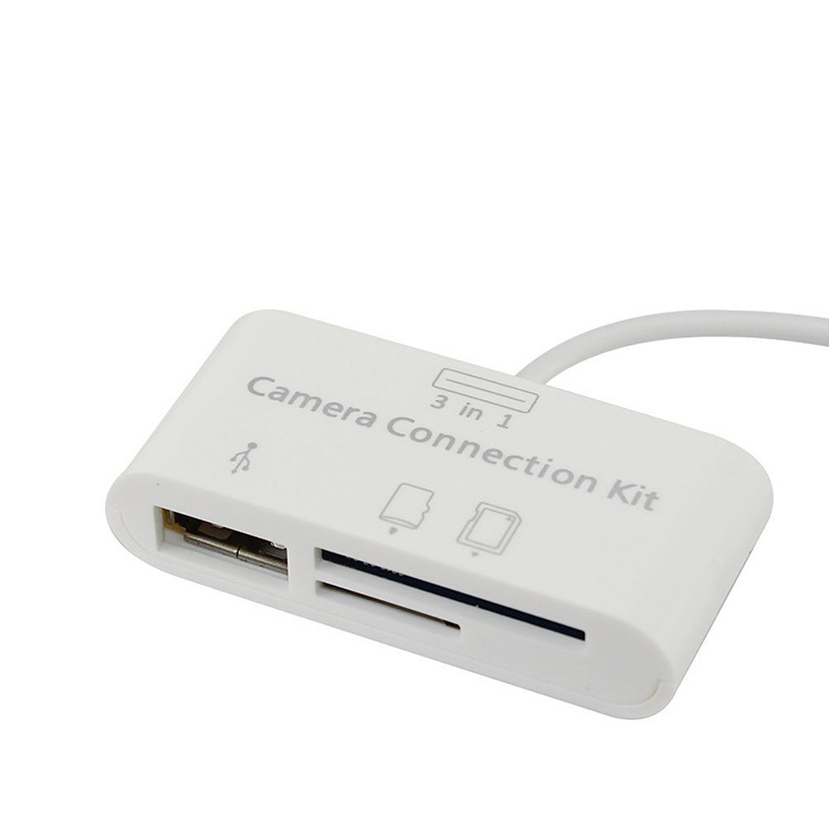 Lightning CardReader CameraKitConnects ตัวอ่านการ์ดใช้ได้กับ iPhone5/5s/6/6s/iPad4/iPad Mini