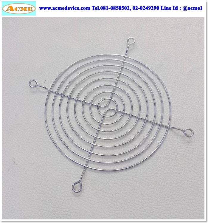 ตะแกรงพัดลม ขนาด 115 mm x 115 mm (ใช้กับพัดลมขนาด 4.5")