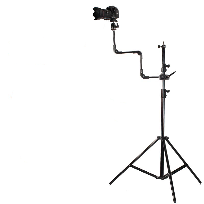 แขนถ่ายภาพสำหรับถ่ายมุม Top View สำหรับกล้อง มือถือ ไฟLED (ก่อนสั่งซื้อ โปรดอ่านในรายละเอียดสินค้า)