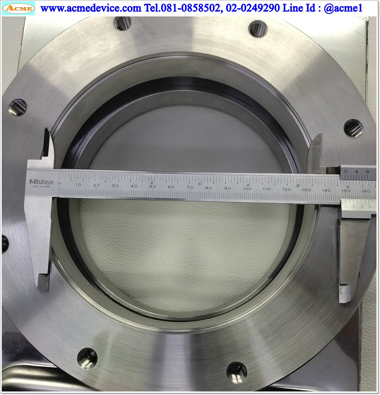 HV Gate Valve VAT รุ่น 14044-PE44, Conductance 5,150 L/s, Compressed air 4-7 Bar ( 58-102 psi)