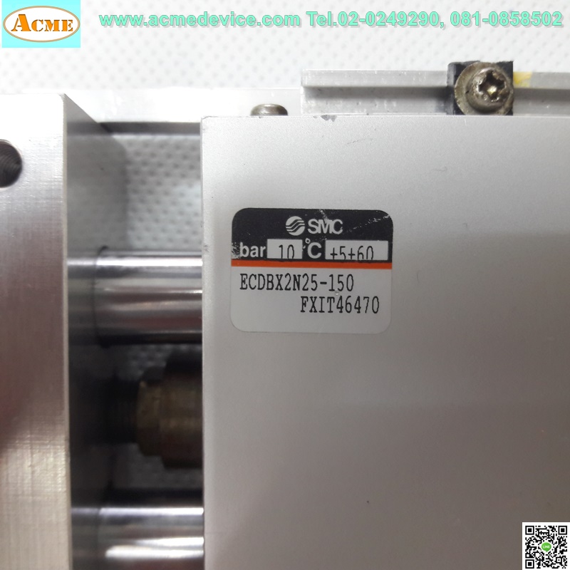 Air Cylinder SMC รุ่น ECDBX2N25-150, Storke 150 mm.
