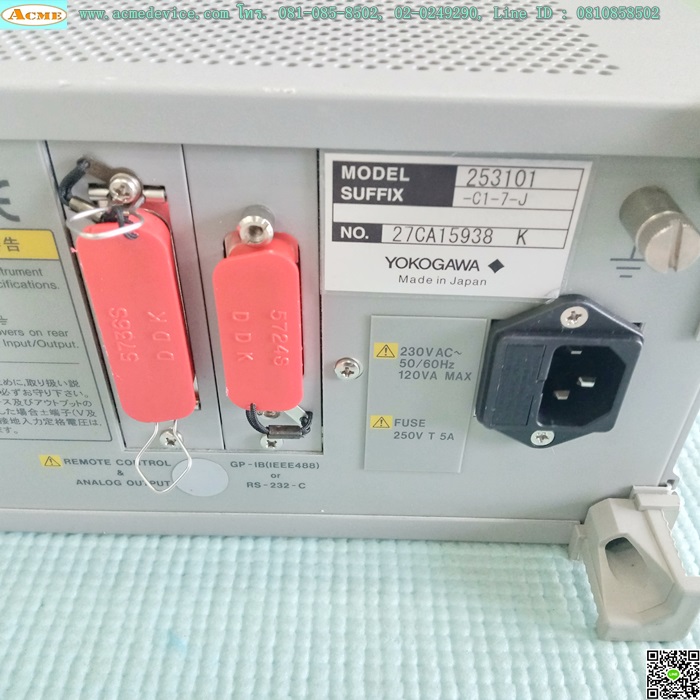 Digital Power Meter รุ่น WT2010 Yokogawa, 25301-C1-7-J