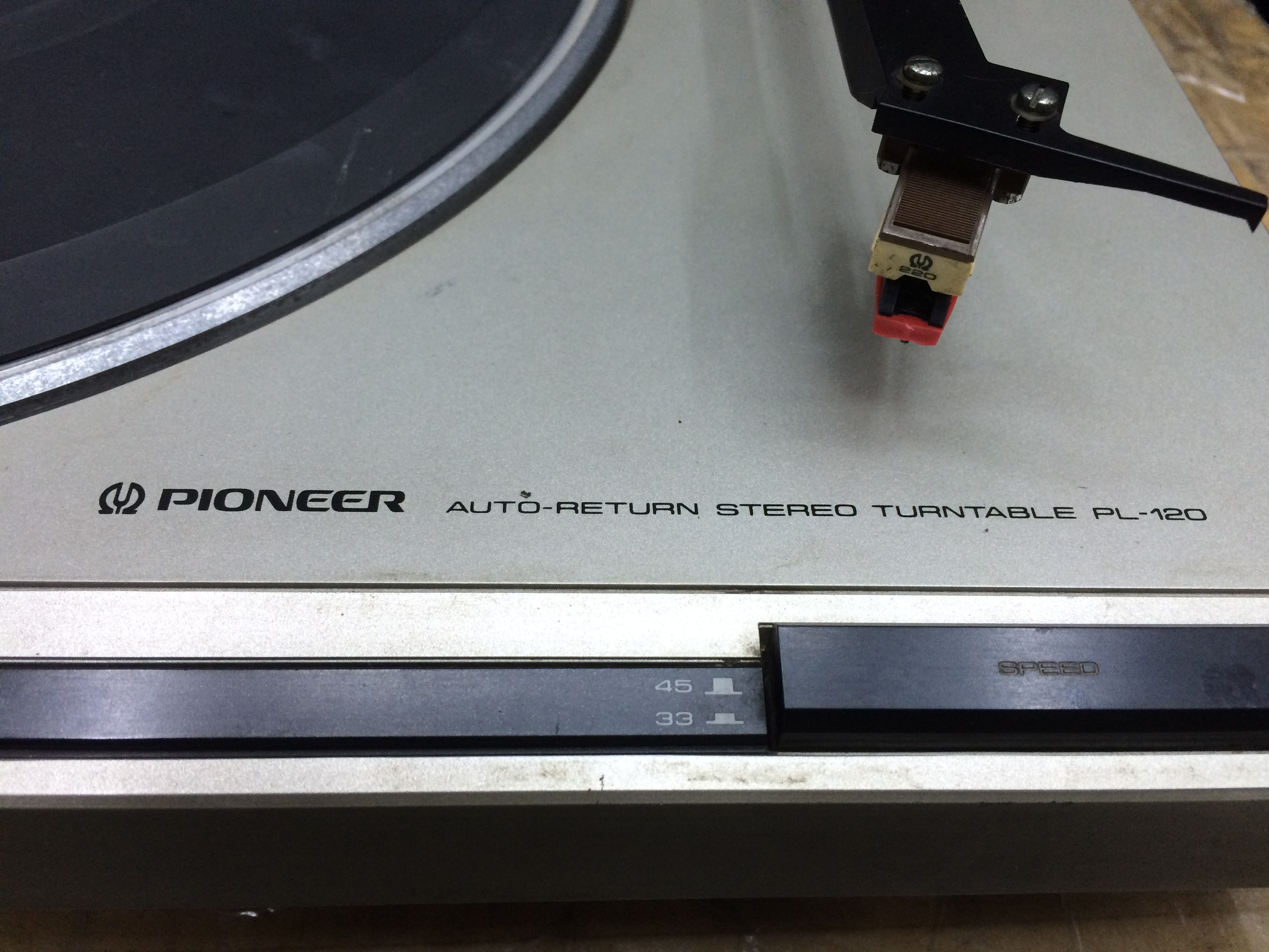 Pioneer PL-120 Auto Return Belt-Drive Turntable