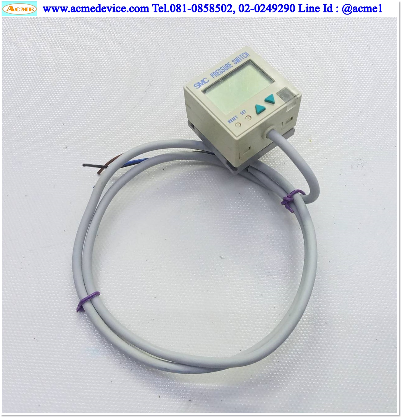 Vacuum SMC รุ่น ZSE4-T1-25, 0 to –101kPa, NPN