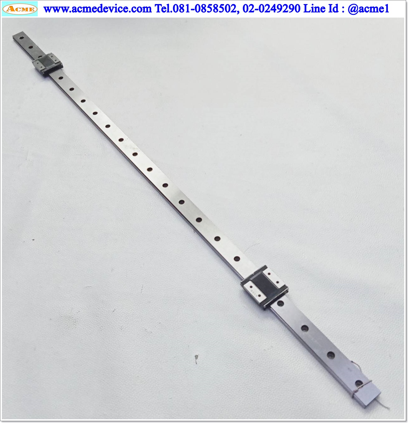 Linear Block and Rail THK รุ่น RSH12WZM, รางสไลด์ขนาด 24 mm x 880 mm. (2 Block)