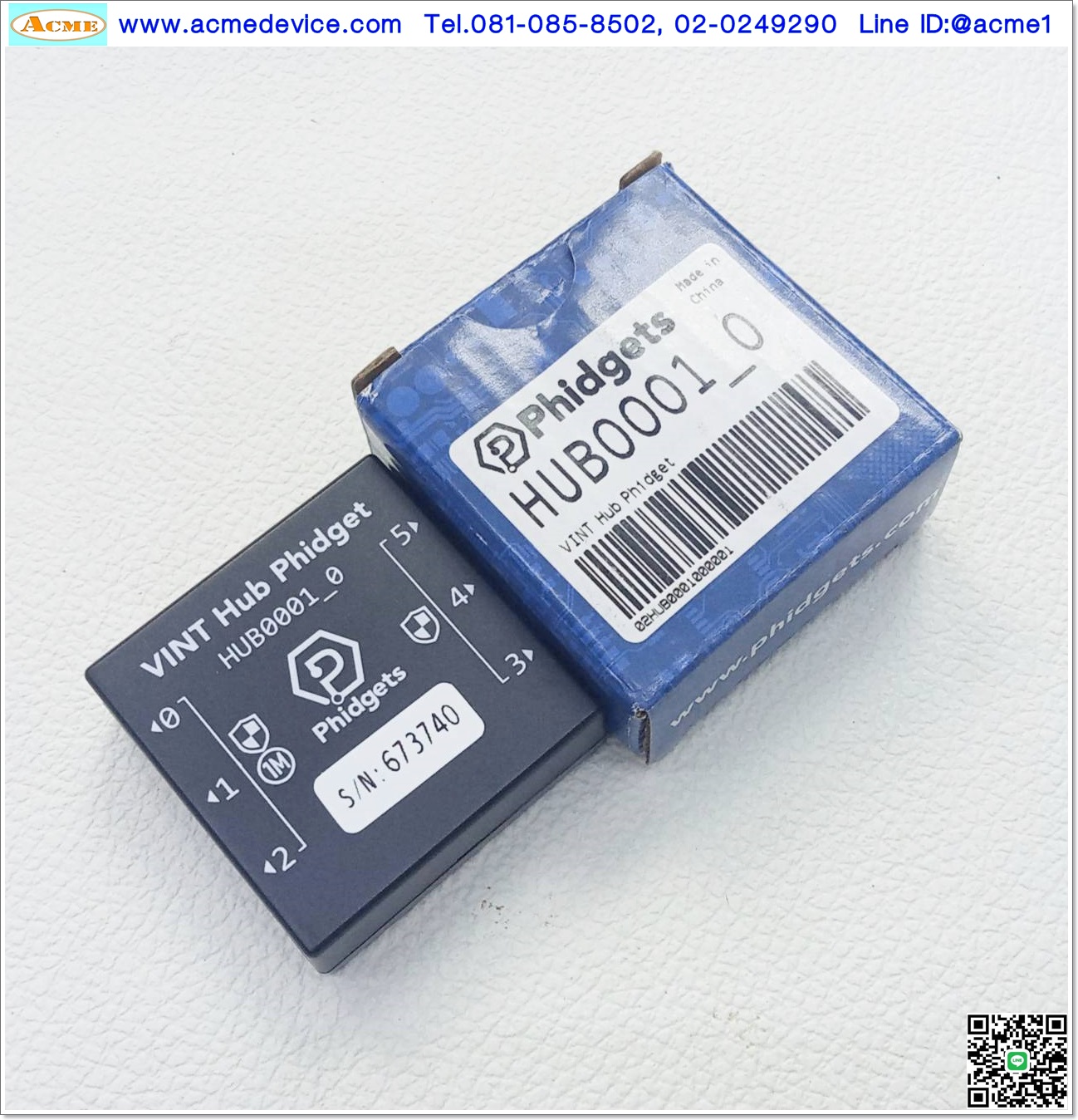 USB VINT HUB PHIDGET รุ่น HUB0001_0, IOT USB