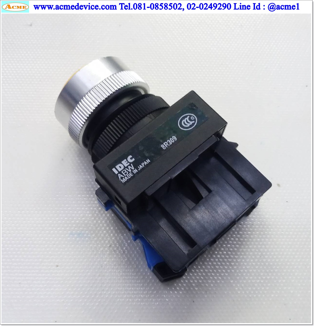 Pushbutton Switch Idec รุ่น ABW110Y, 1NO