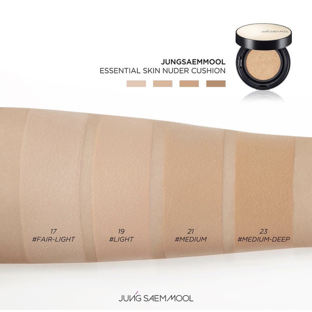 คุชชั่นจองแซมมุล # Light Jung Saem Mool Essential Skin Nuder Long Wear Cushion