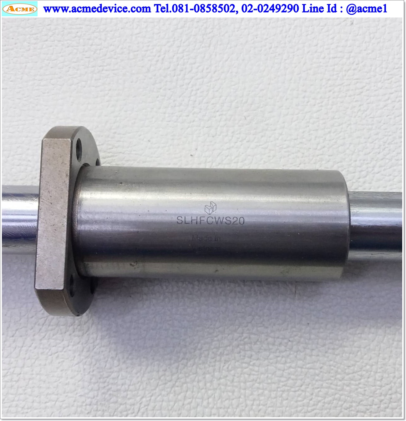 Linear Bushing and Shafts Misumi รุ่น SLHFCWS20, เพลาโต 20 mm. x 580 mm.