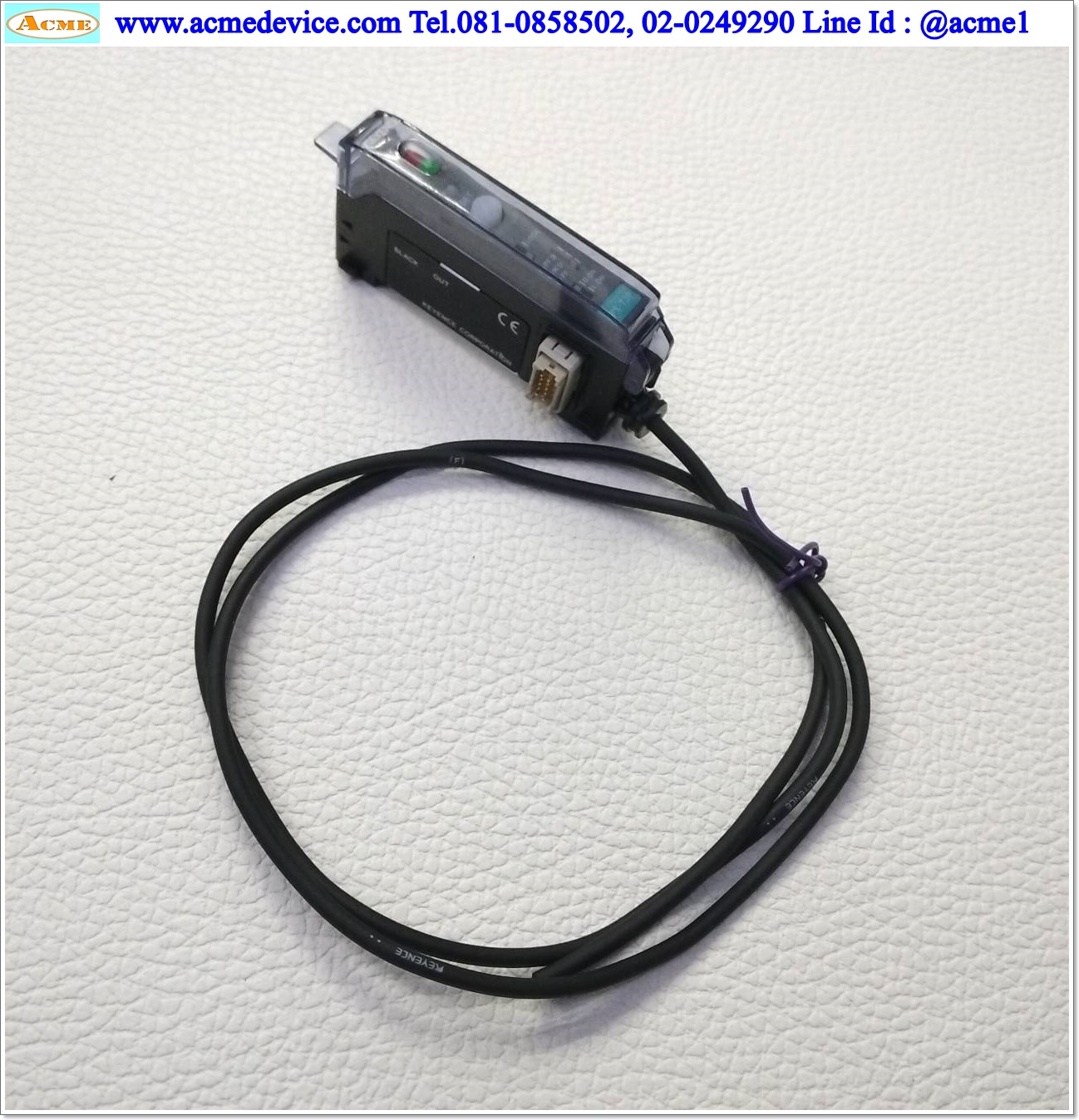 Fiber Amp Keyence รุ่น FS-T2P, PNP (มีฝาปิด)