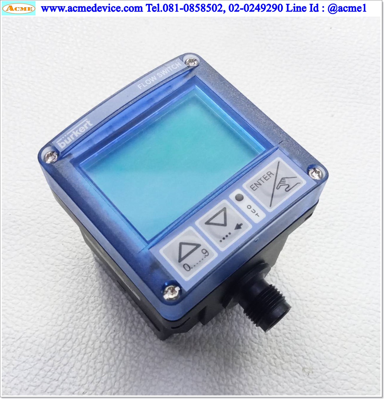 Inline Flow Switch With Display Burkert รุ่น SE32
