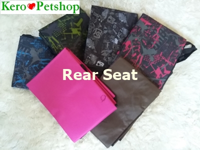 ผ้าคลุมเบาะหลัง แผ่นรองกันเปื้อน ลายแดง