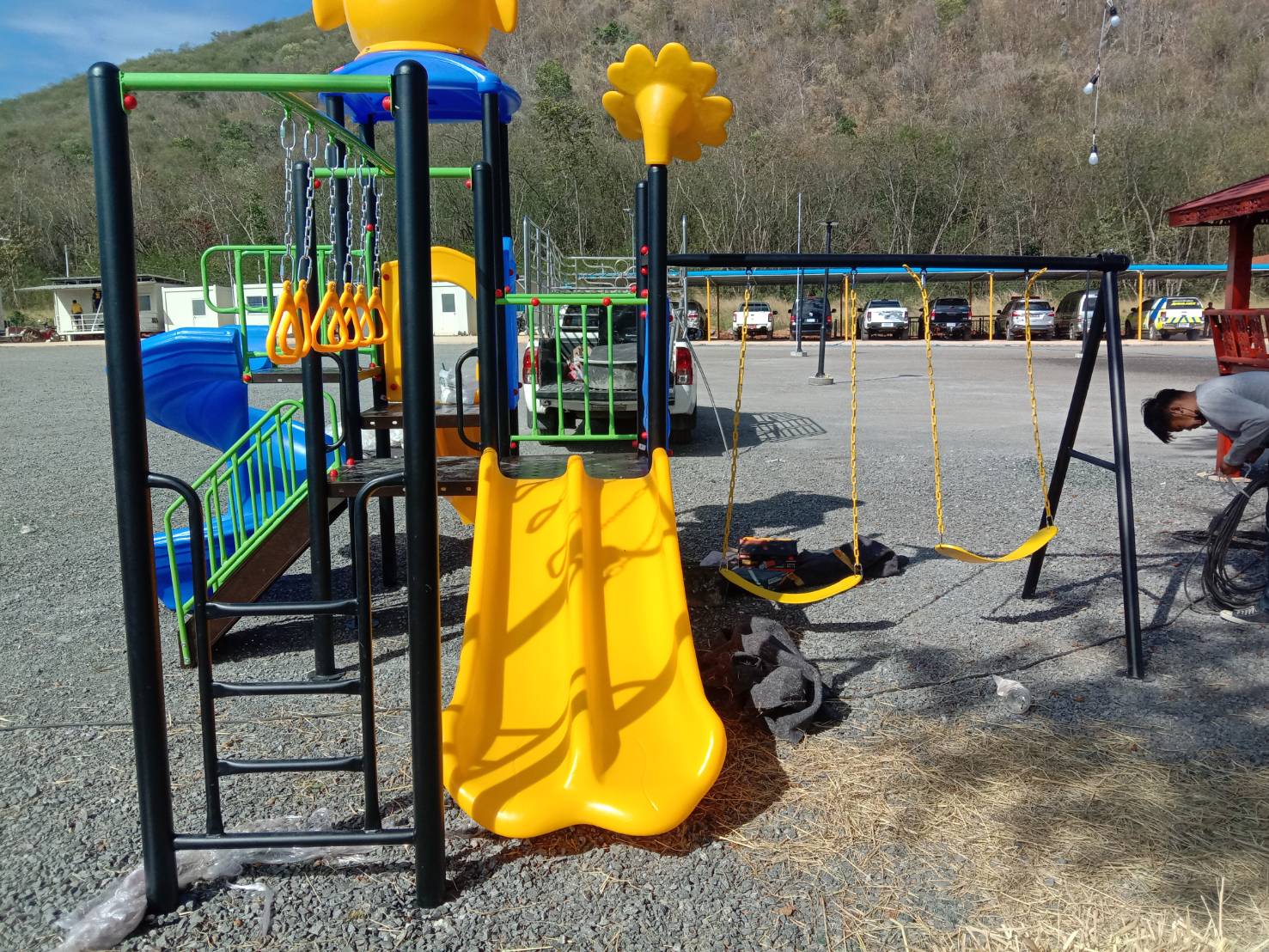 เครื่องเล่นสนาม ชุด ช้างน้อยพาเพลิน (บาร์โหน)หรรษาพาเพลิน