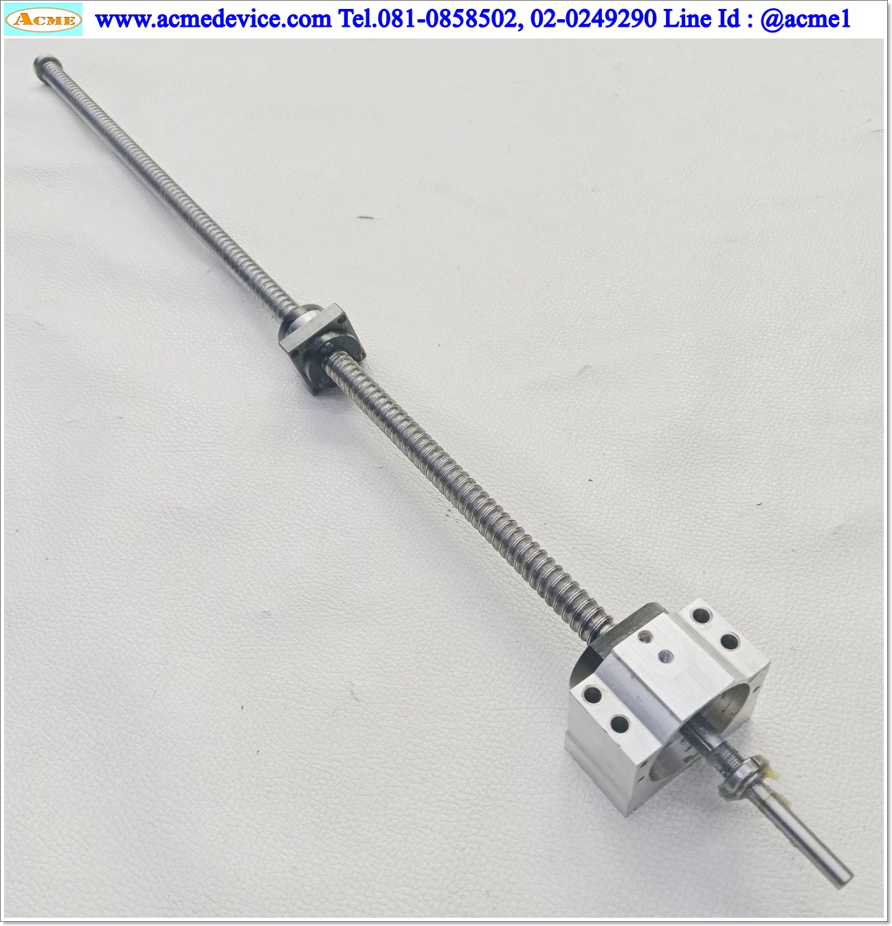 Ball Screw ??? รุ่น ???, ขนาดเพลา 12 mm. x 620 mm., Stroke 485 mm., Pit 5 mm.