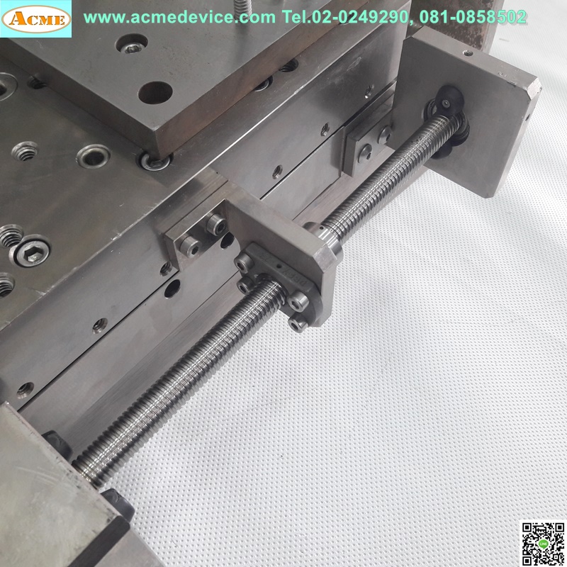 แกนสําเร็จรูป Ball Screw NSK รุ่น ES15546-1, NSK 03MA-1, Stroke 165 mm, Pit 3, แกนโต 12 mm + Linear LWRE6 + Motor