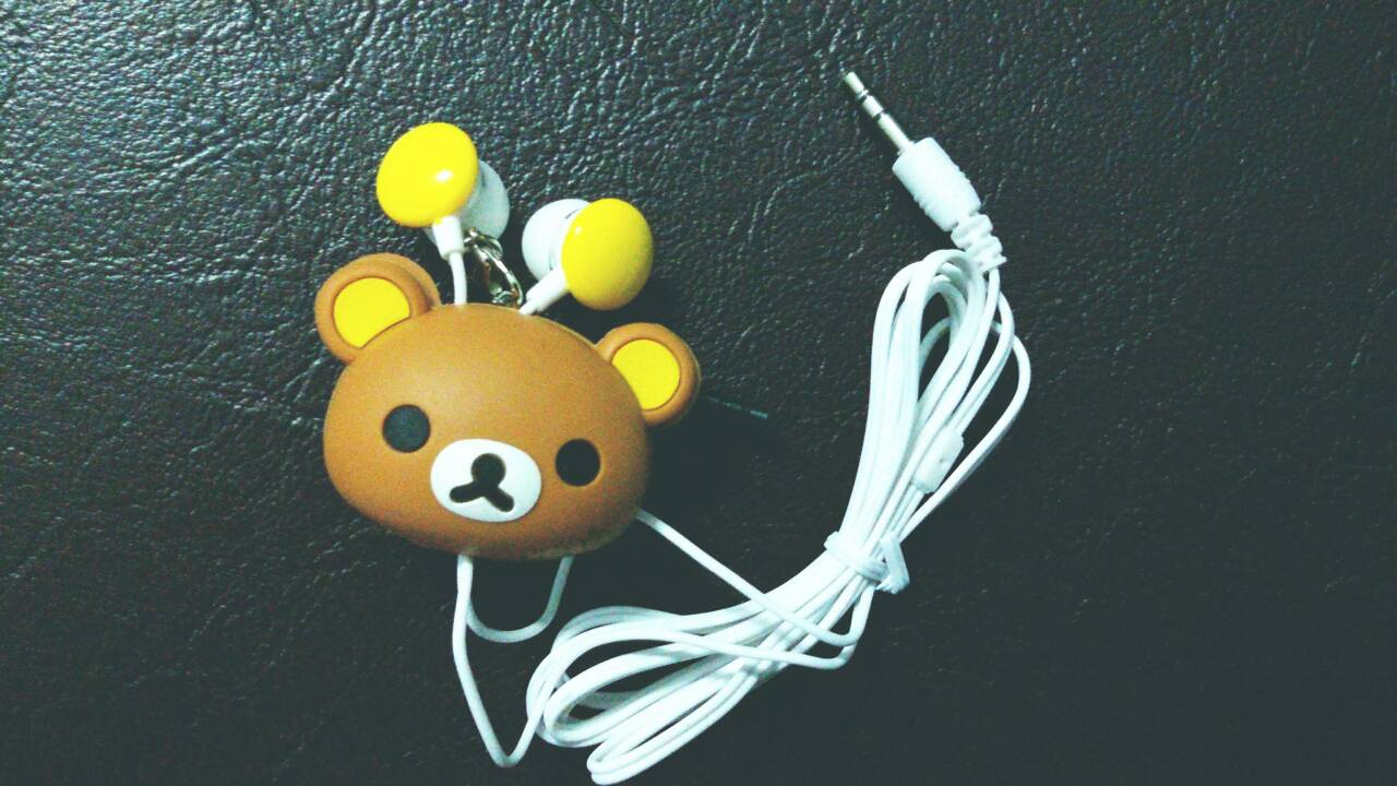หูฟังสมอลทอร์ค Rilakkuma เก็บได้