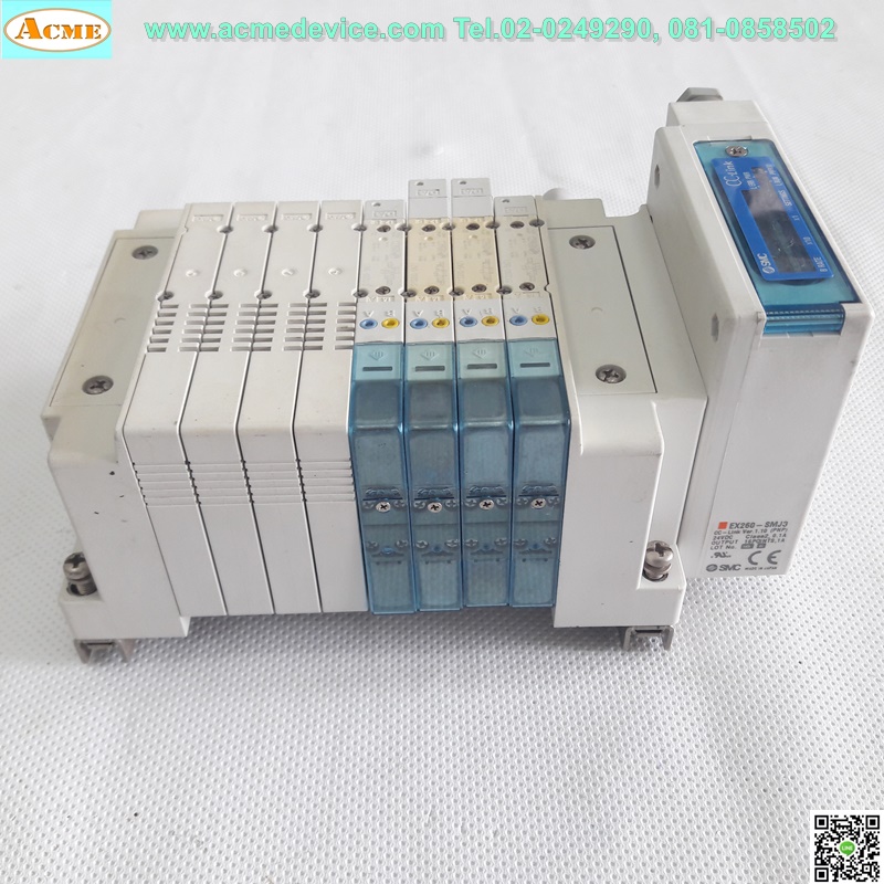 Solenoid Valve SMC รุ่น SY3200-5NZ1+EM260-SMJ3, 5/2, 2 คอยส์