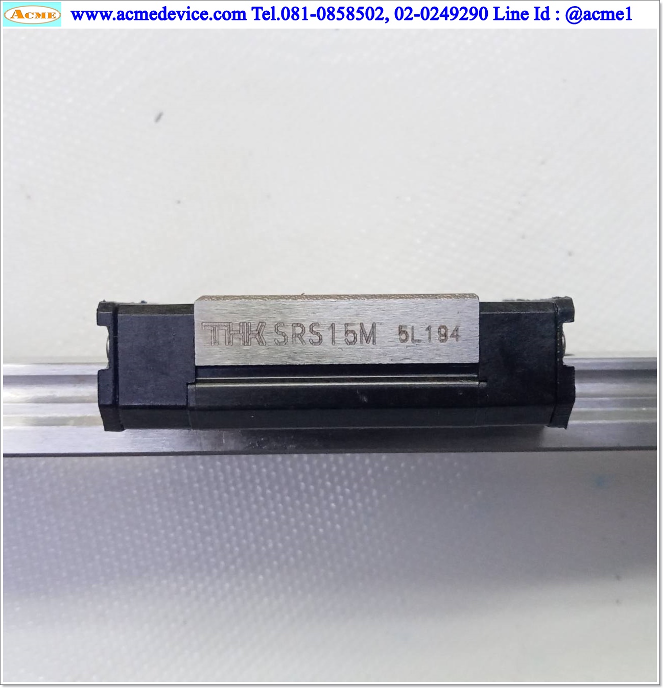 Linear Block and Rail THK รุ่น SRS15M, รางสไลด์ขนาด 15 mm.x 457 mm. (2 Block)