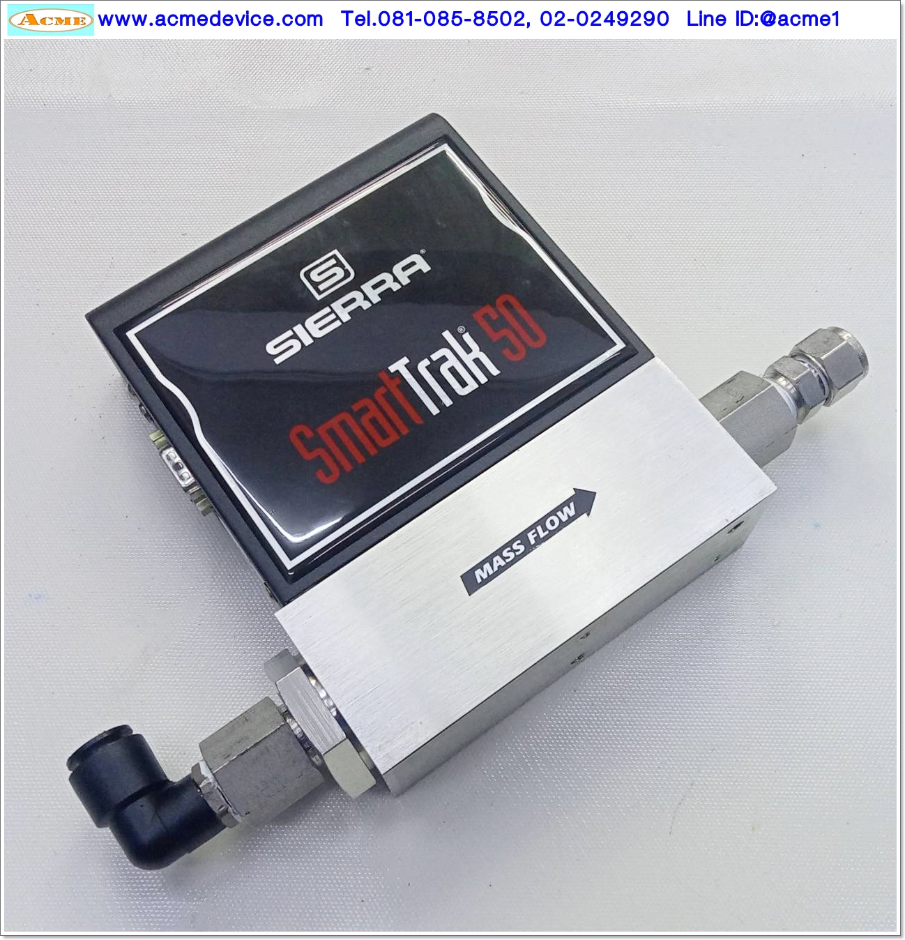 Flow Controller Smart Trak รุ่น C50M-SS-NR-14-PV2-V6-C9/SCR#4072, Range 0-250 SLPM, 24 Vdc, RS-485 addressable (no analog output)