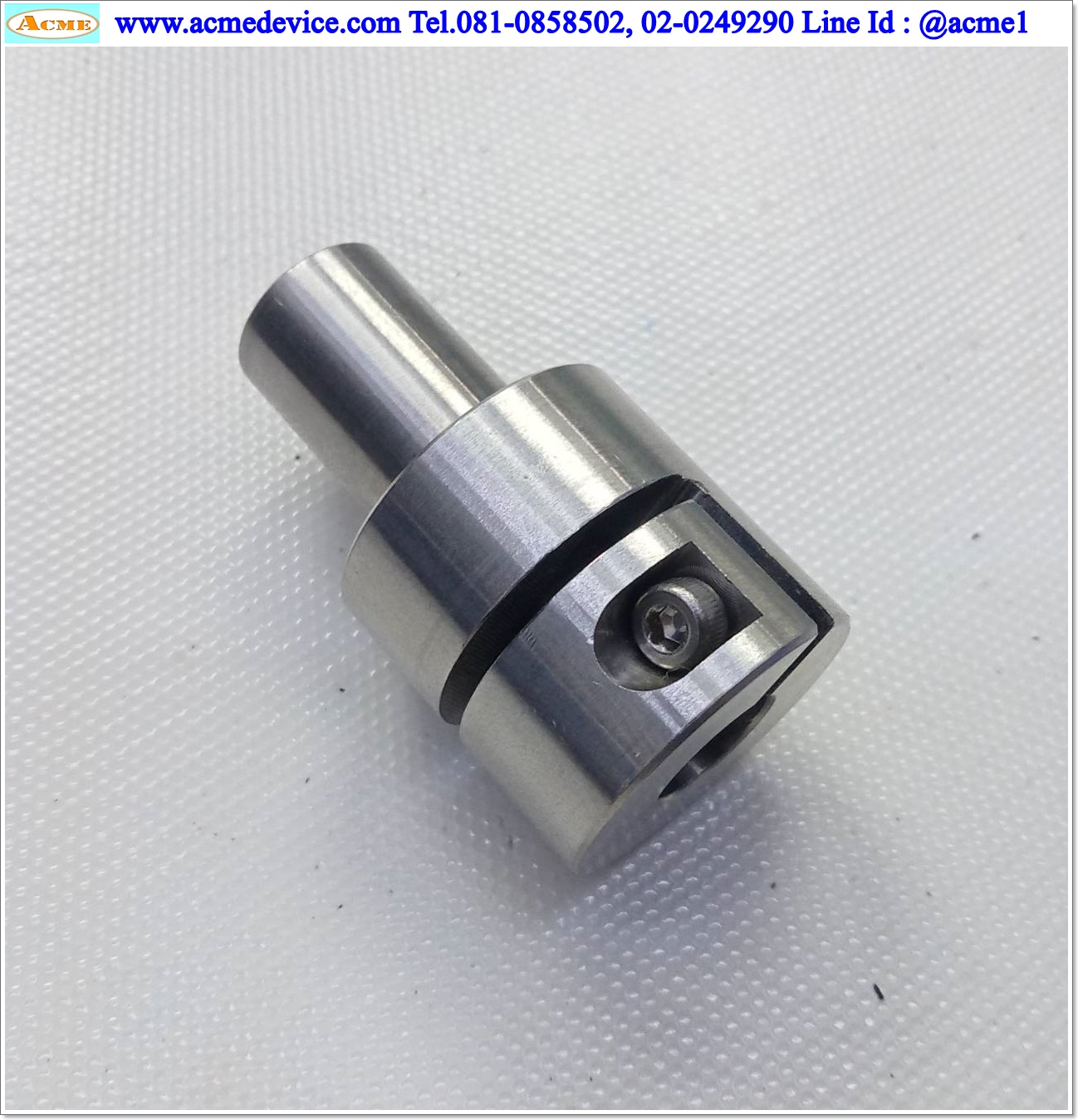 Shaft Connection ขนาด ID 10/14mm, OD 25mm, L 45mm, Stainless