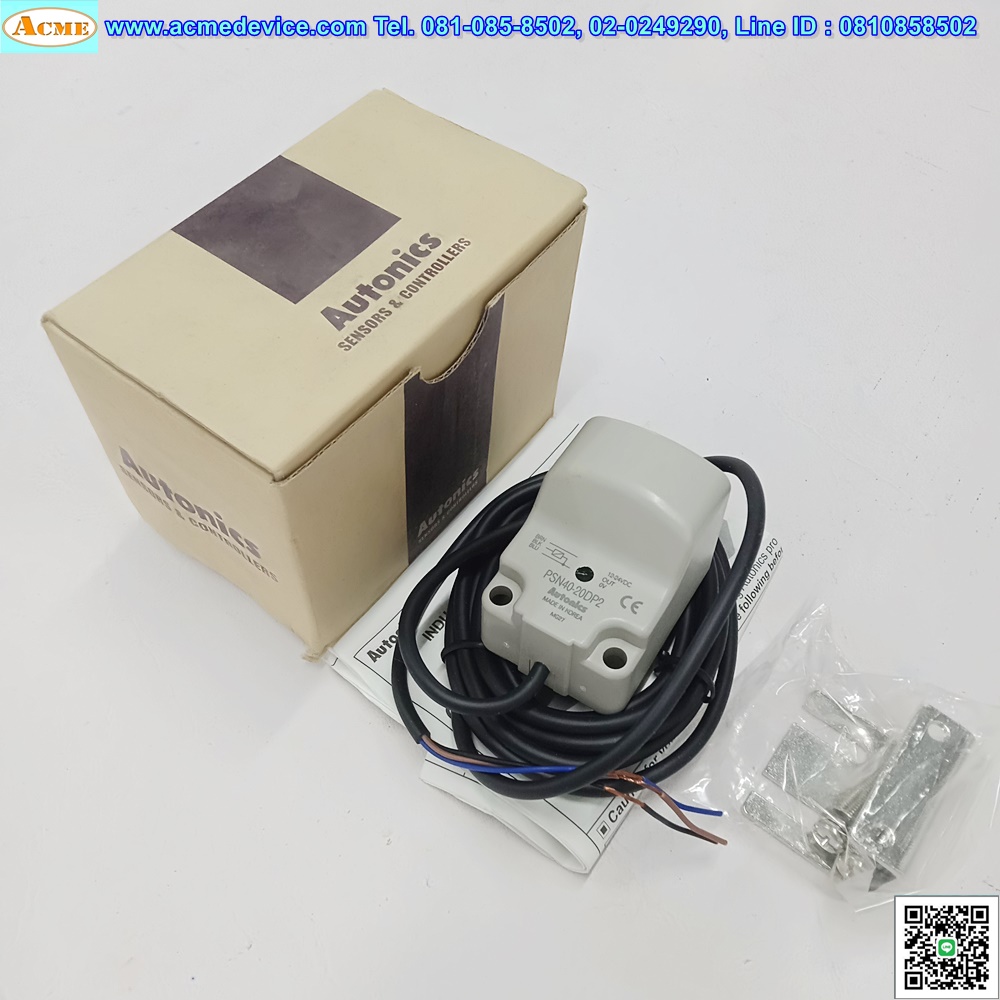 Proximity Autonics รุ่น PSN40-20DP2, ระยะ 20mm, 3Wire, PNP, NC