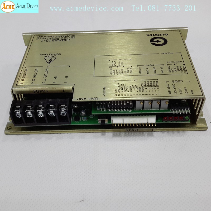 Servo Driver Brushless, GTK Glentek รุ่น SMA8315-1