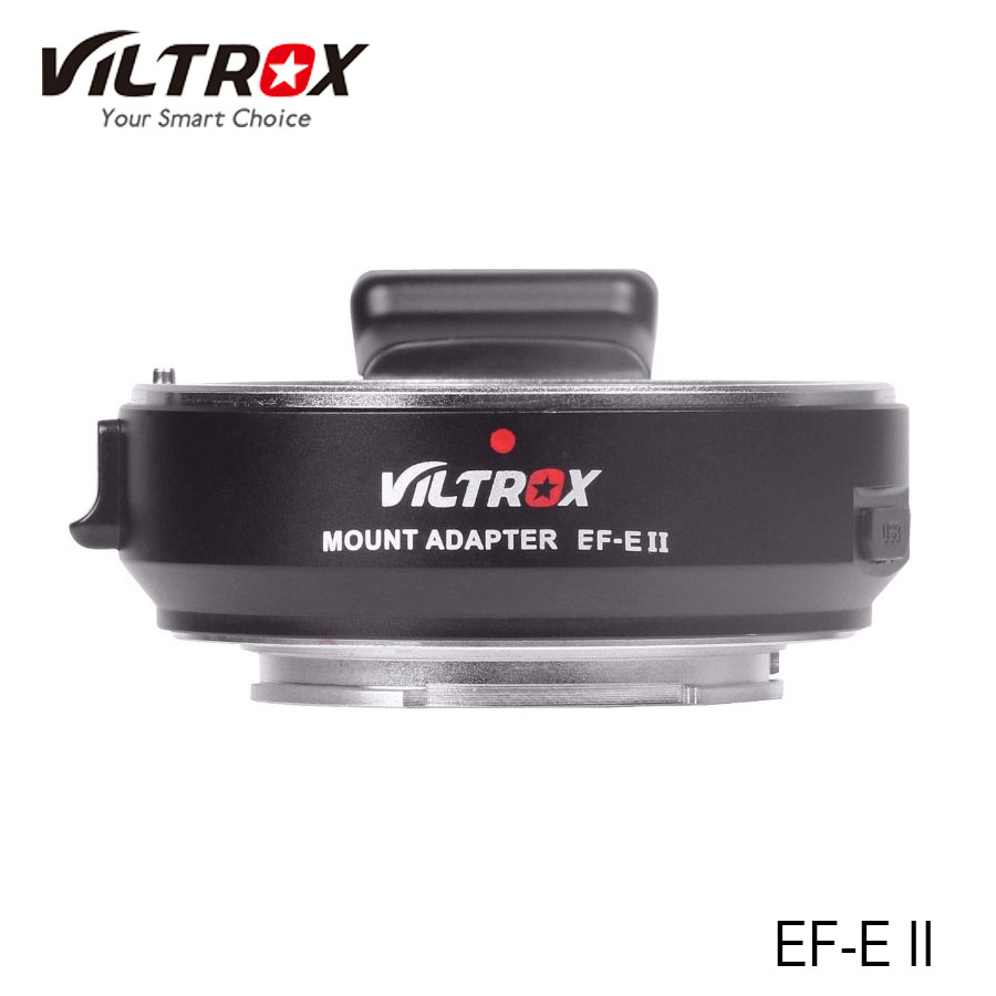 Viltrox EF-E II AF Auto Focus Adapter for sony E-mount cameras to use canon EF lens Reduce focal length and Aperture three Stop