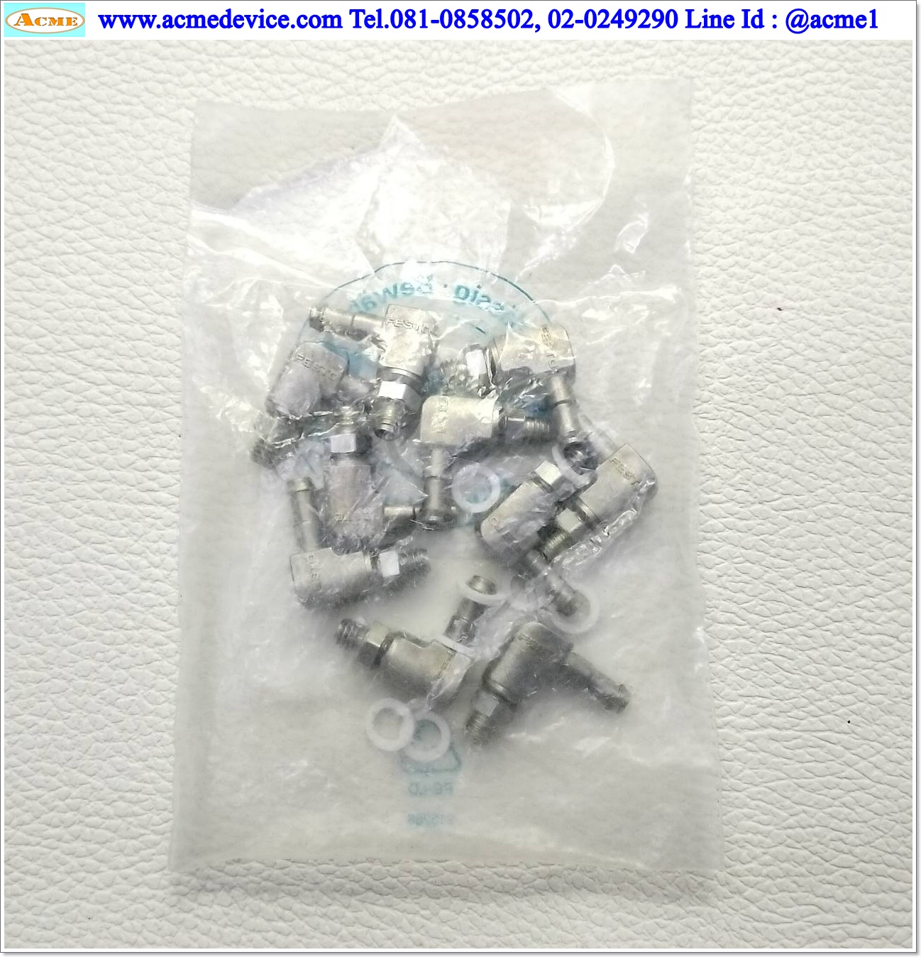 Flow Control Fitting Festo รุ่น LCN-M5-PK-4, 12258 (แพ็ค 10 ตัว)