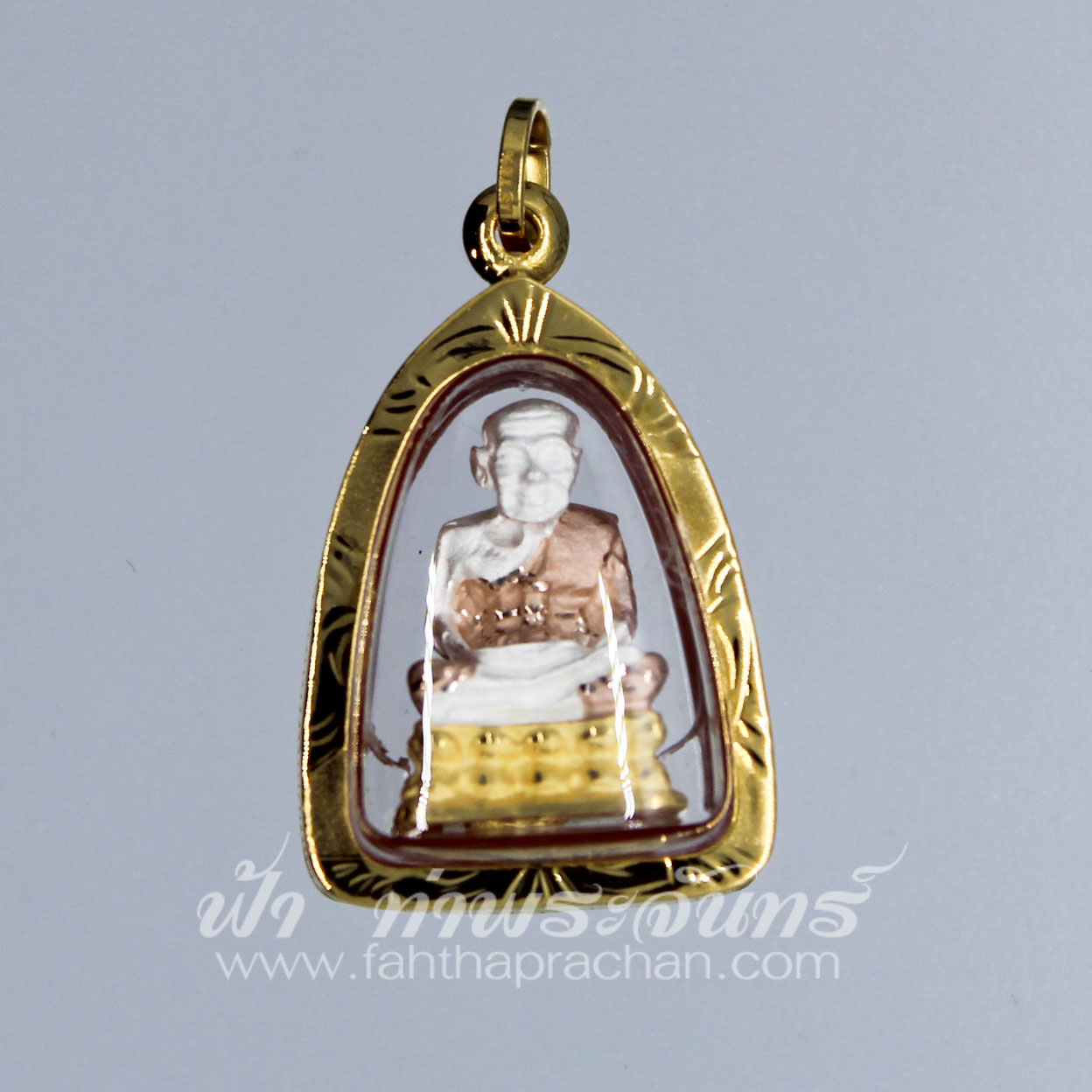 พระหลวงปู่ทวด สามกษัตริย์ เลี่ยมทอง