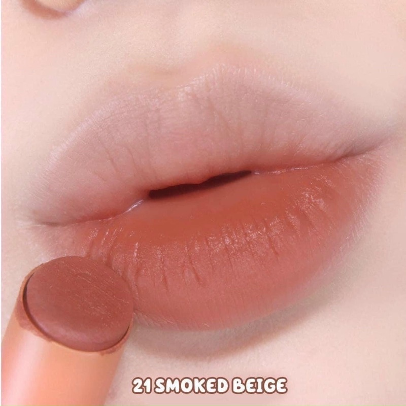 ลิปโรแมนด์ Romand Zero Matte Lip #21 Smoke Beige