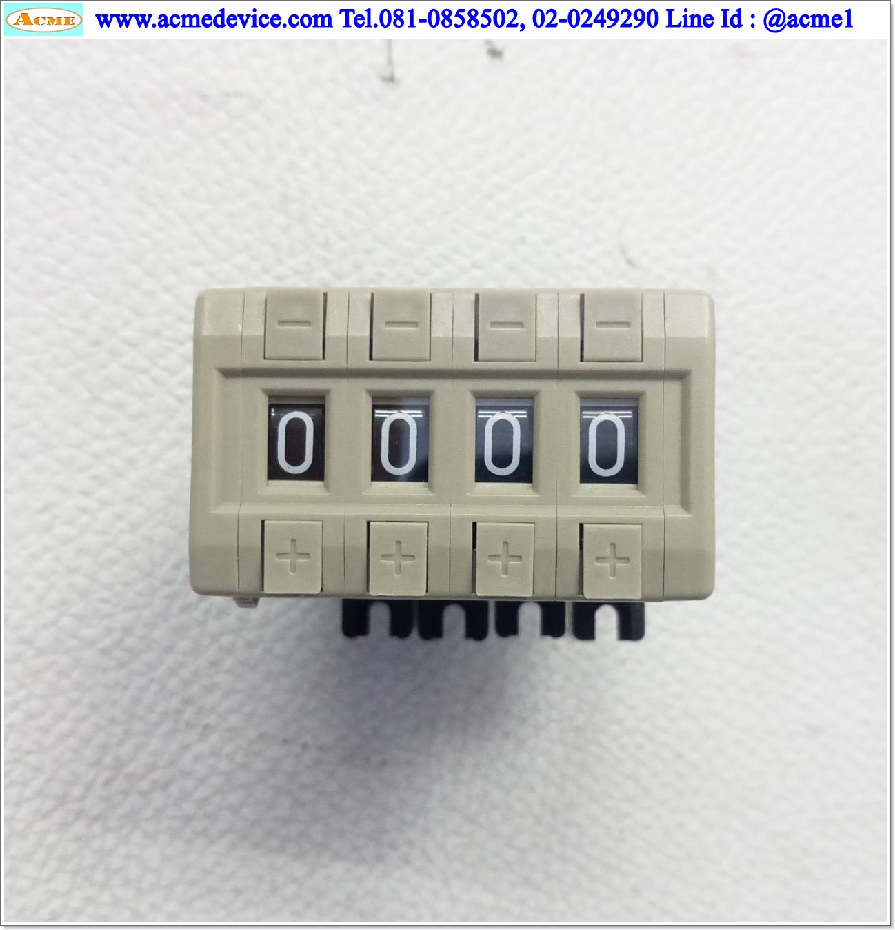 Thumbwheel Switch IDEC รุ่น DFAN-010, 4 หลัก