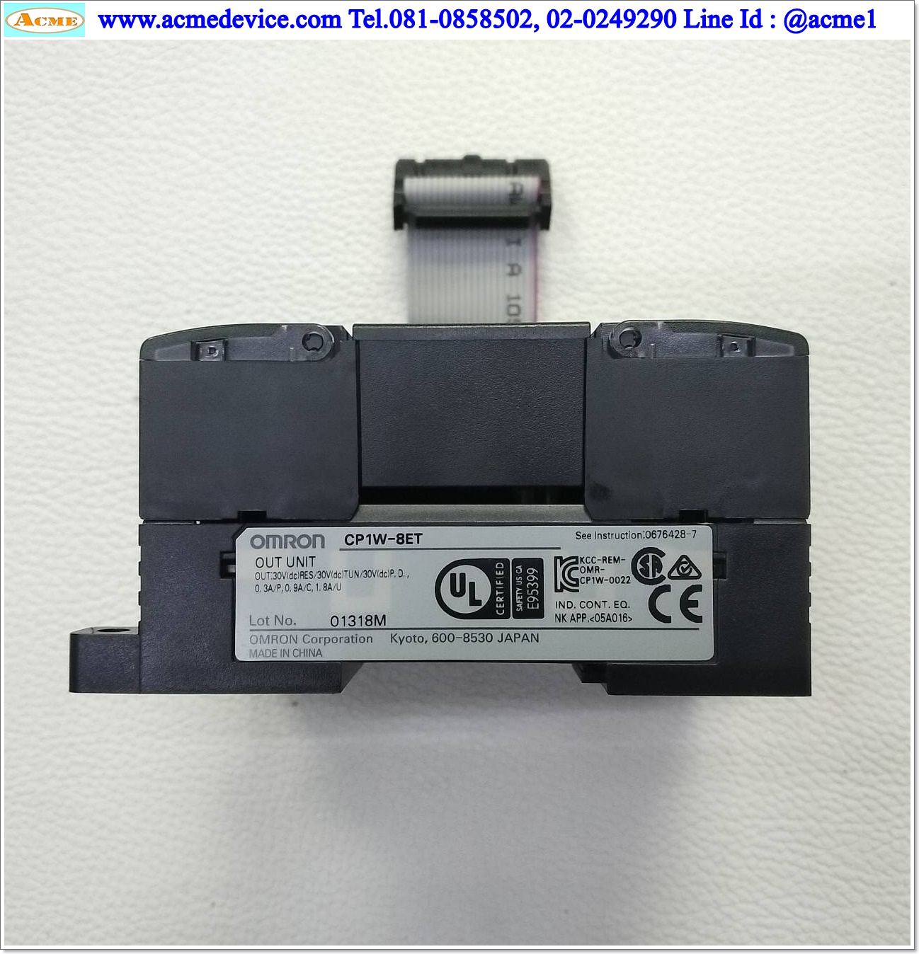 PLC Omron รุ่น CP1W-8ET, 8 Out Unit