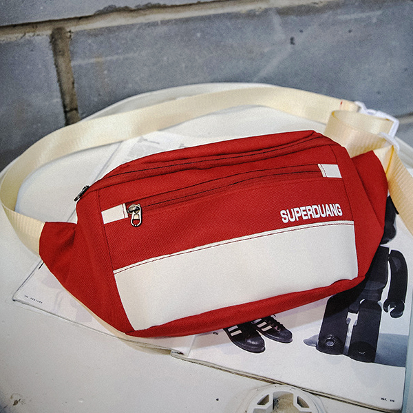 กระเป๋าคาดอก กระเป๋าคาดเอว superduang | SPD002 red