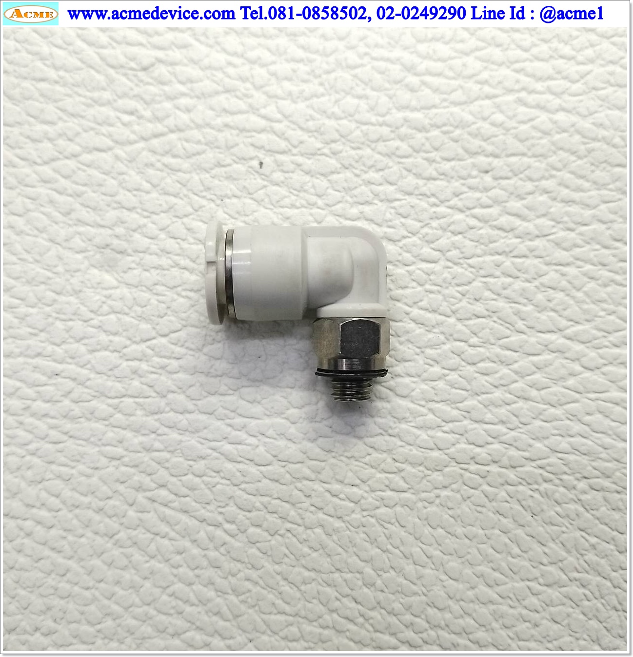 Fitting Pisco รุ่น PL6-M5M, M5, สายลม 6 มม.