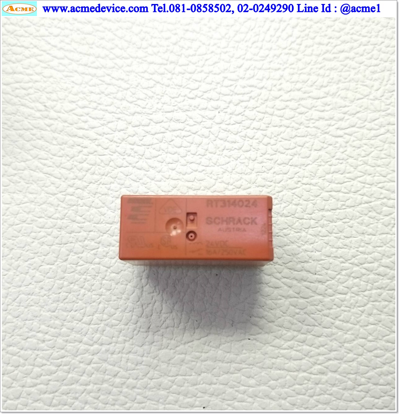 Relay Schrack รุ่น RT314024, Coil 24Vdc