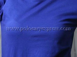 เสื้อยืด สีน้ำเงิน คอกลม แขนยาว Size 4XL
