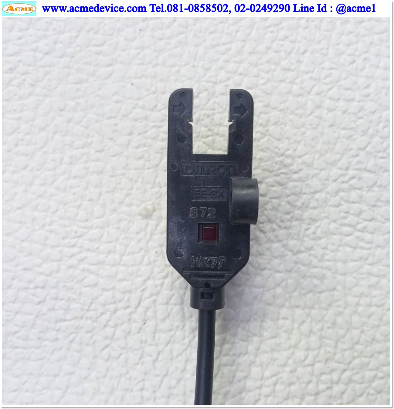 Photoelectric Omron รุ่น EE-SX872, ระยะ 5mm, Light-ON, NPN