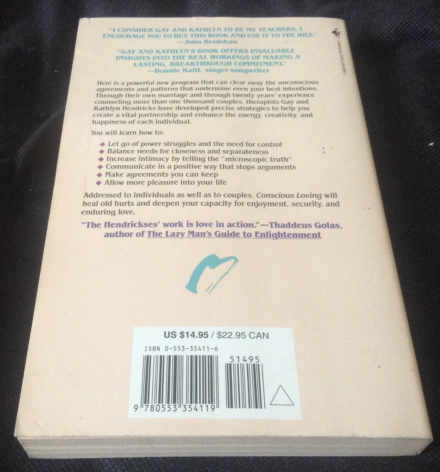 Conscious Loving: The Journey to Co-Committment by Gay Hendricks ราคา 100