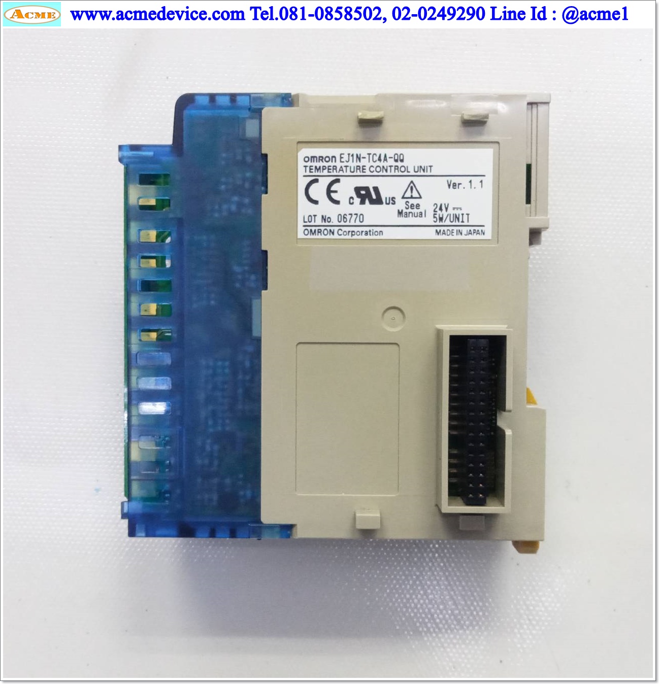 Modular Temperature Controller Omron รุ่น EJ1N-TC4A-QQ, Basic Unit