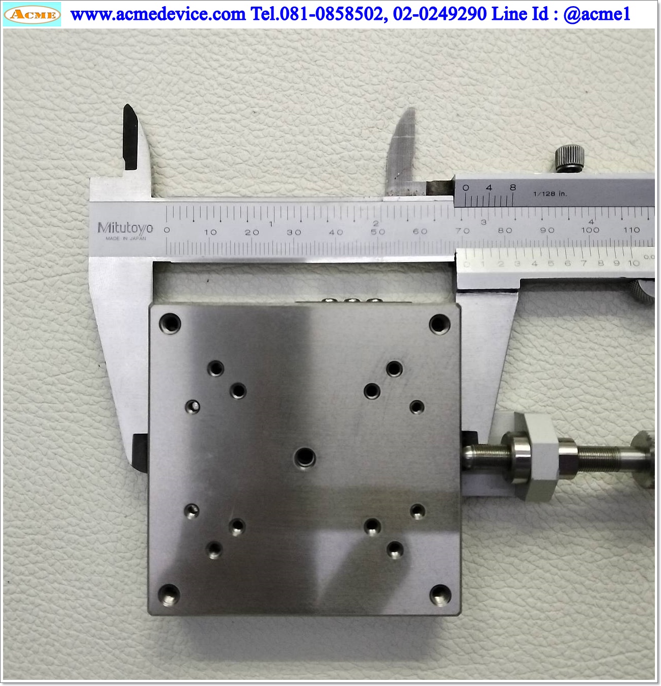 linear Stage รุ่น ???, ขนาด 70 x 70 mm., Stroke 20 mm.