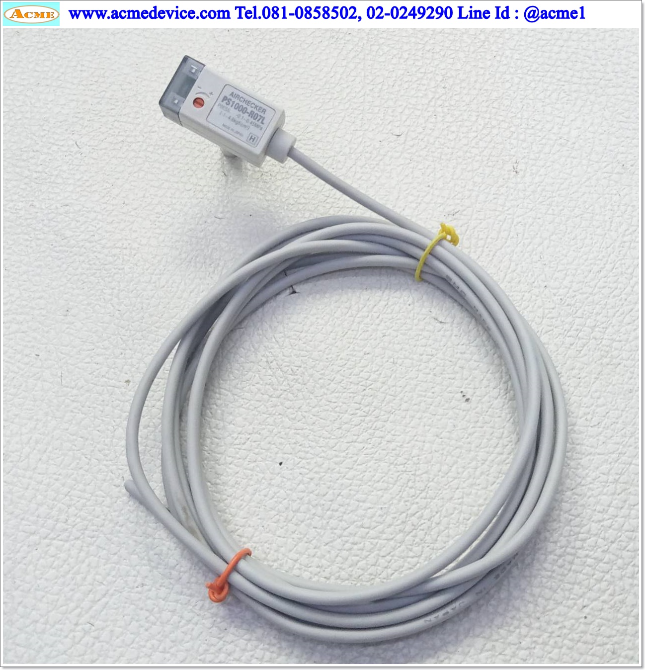 Pressure SMC รุ่น PS1000-R07L, -0.1 to 0.45MPa, 12-24 Vdc