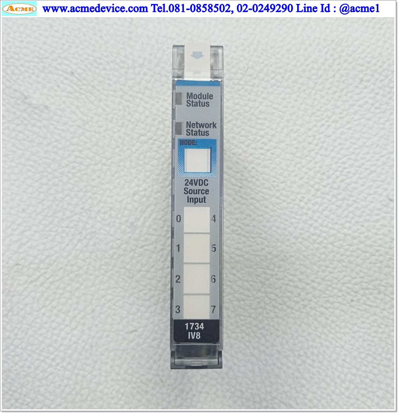 Allen Bradley รุ่น 1734-IV8, 24Vdc Source Input, 5mA, 8-Channel Digital Input