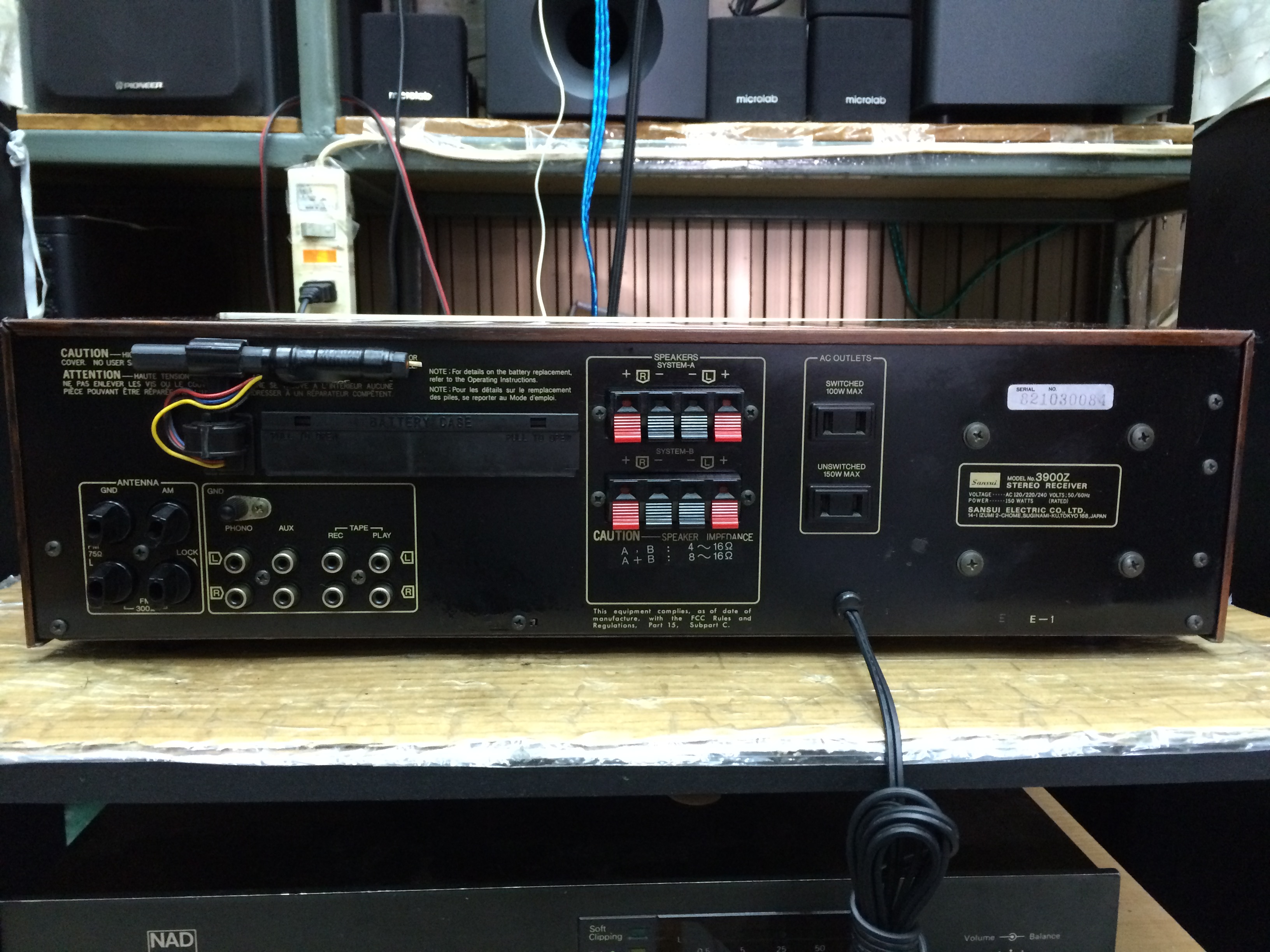 รีซีฟเวอร์ Sansui 3900Z Stereo Receiver