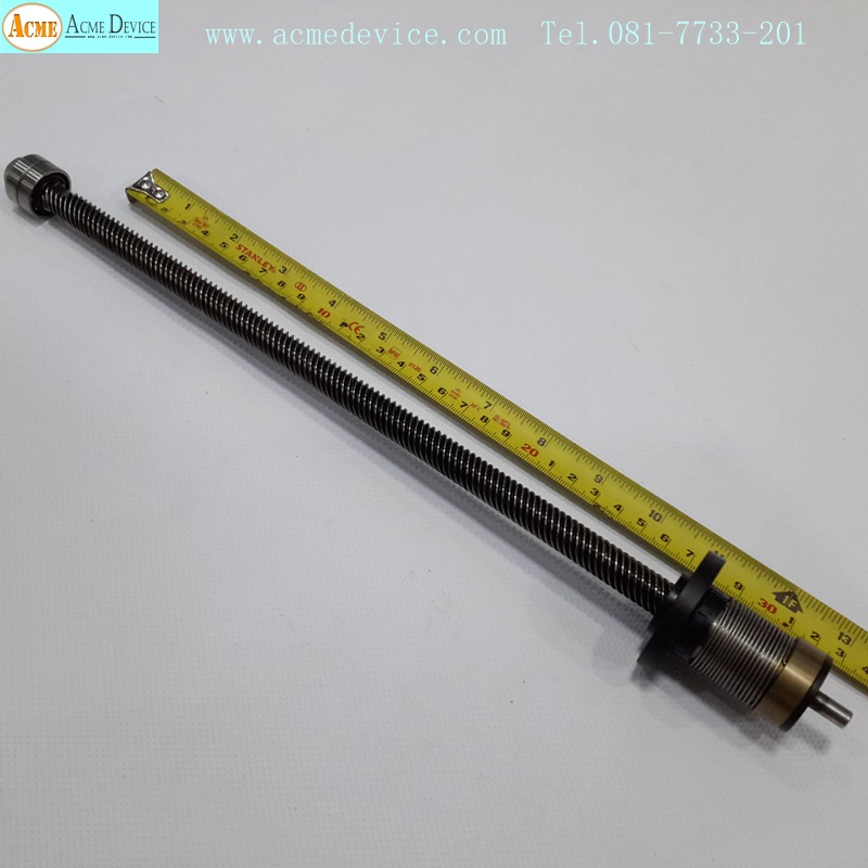 Lead Screw ขนาดเพลา 13 mm x 370 mm, Stroke 270 mm, Pit 20 mm