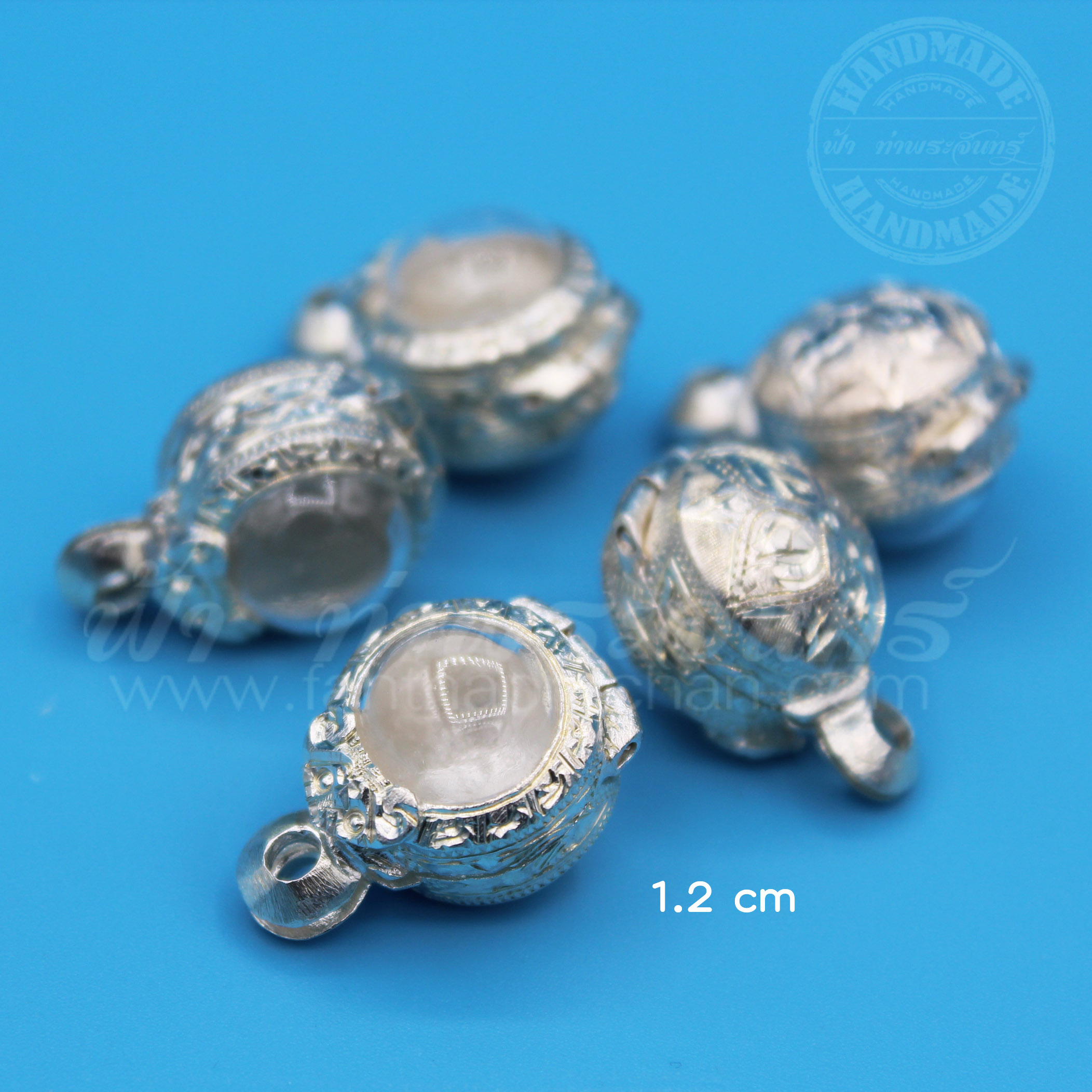 ตลับลูกอม ปิดหลัง เงินแกะลาย 92.5%