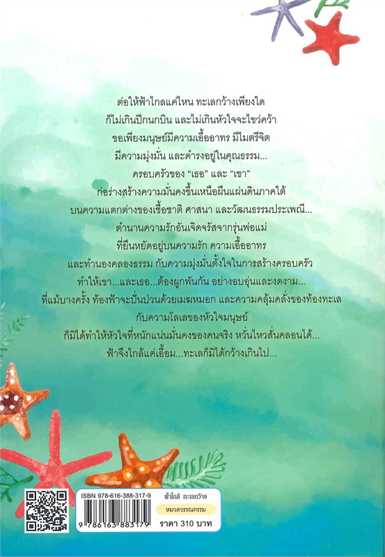 นิยายเรื่อง ฟ้าใกล้ ทะเลกว้าง : นราวดี : สำนักพิมพ์ แสงดาว