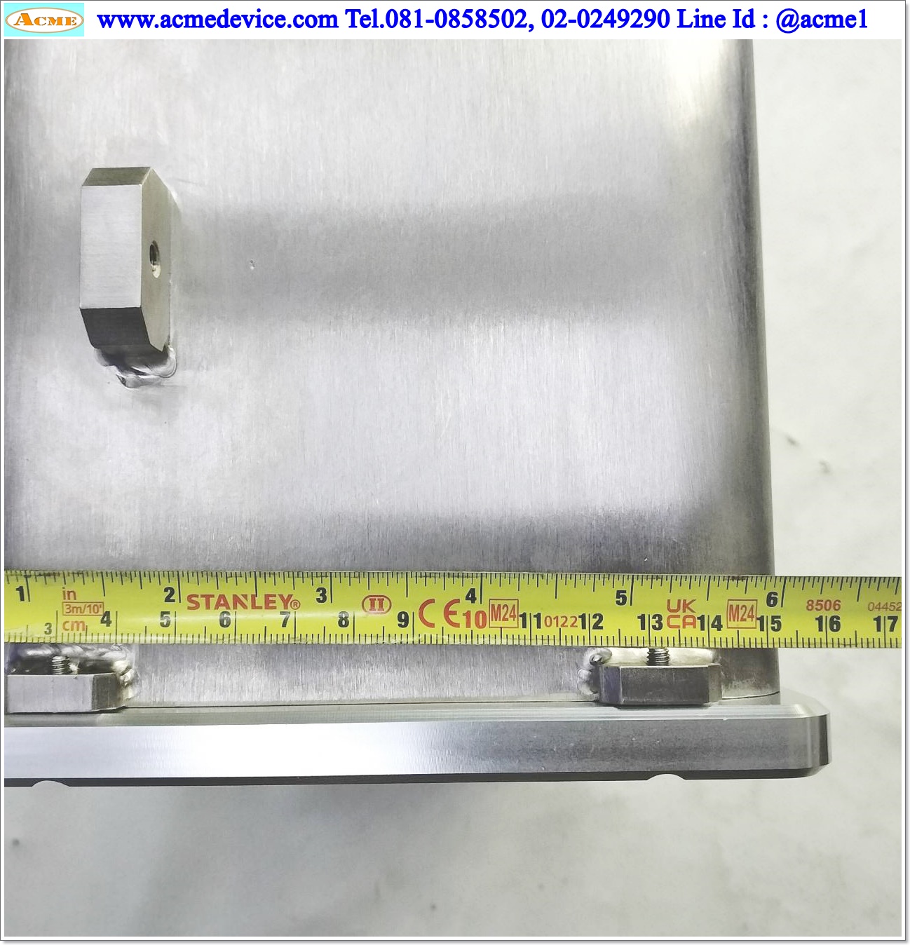 Air Tank ขนาด 270 x 630 x 150 mm., น้ำหนัก 30 Kg